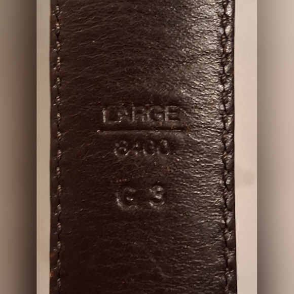 EUC Vintage Coach 8400 Black Leather Business Casual Prepp Everyday Belt SZ L - Picture 6 of 6